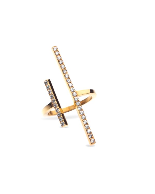 Silent Stalker Ring - DOURADO, 50
